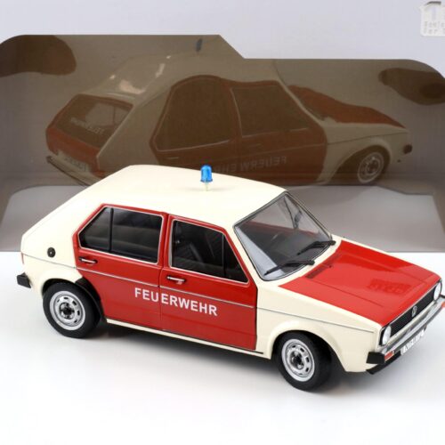 1:18 Solido VW Golf 1 Feuerwehr red/ white