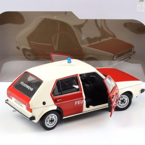 1:18 Solido VW Golf 1 Feuerwehr red/ white