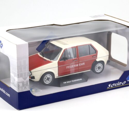 1:18 Solido VW Golf 1 Feuerwehr red/ white