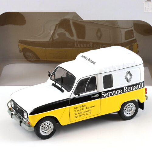 1:18 Solido Renault R4 4LF4 Service Renault white/ yellow