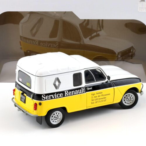 1:18 Solido Renault R4 4LF4 Service Renault white/ yellow