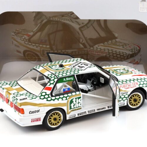 1:18 Solido BMW M3 E30 DTM 1991 A.Berg #43 Tictac white/ green
