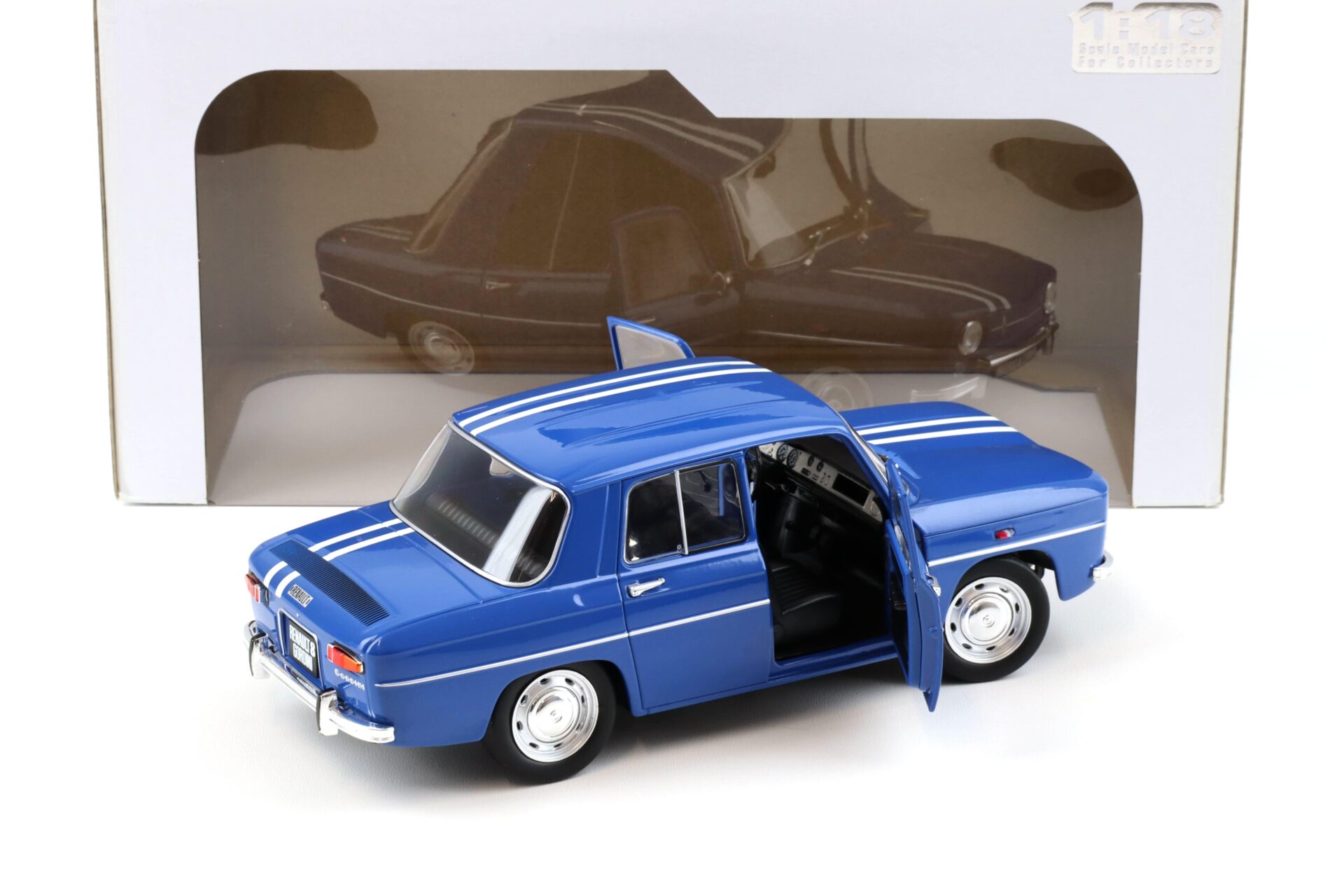 1:18 Solido Renault 8 Gordini 1100 blue/white 1967