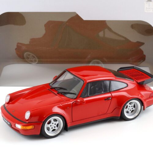 1:18 Solido Porsche 911 964 Turbo 3.6 Coupe 1990 red