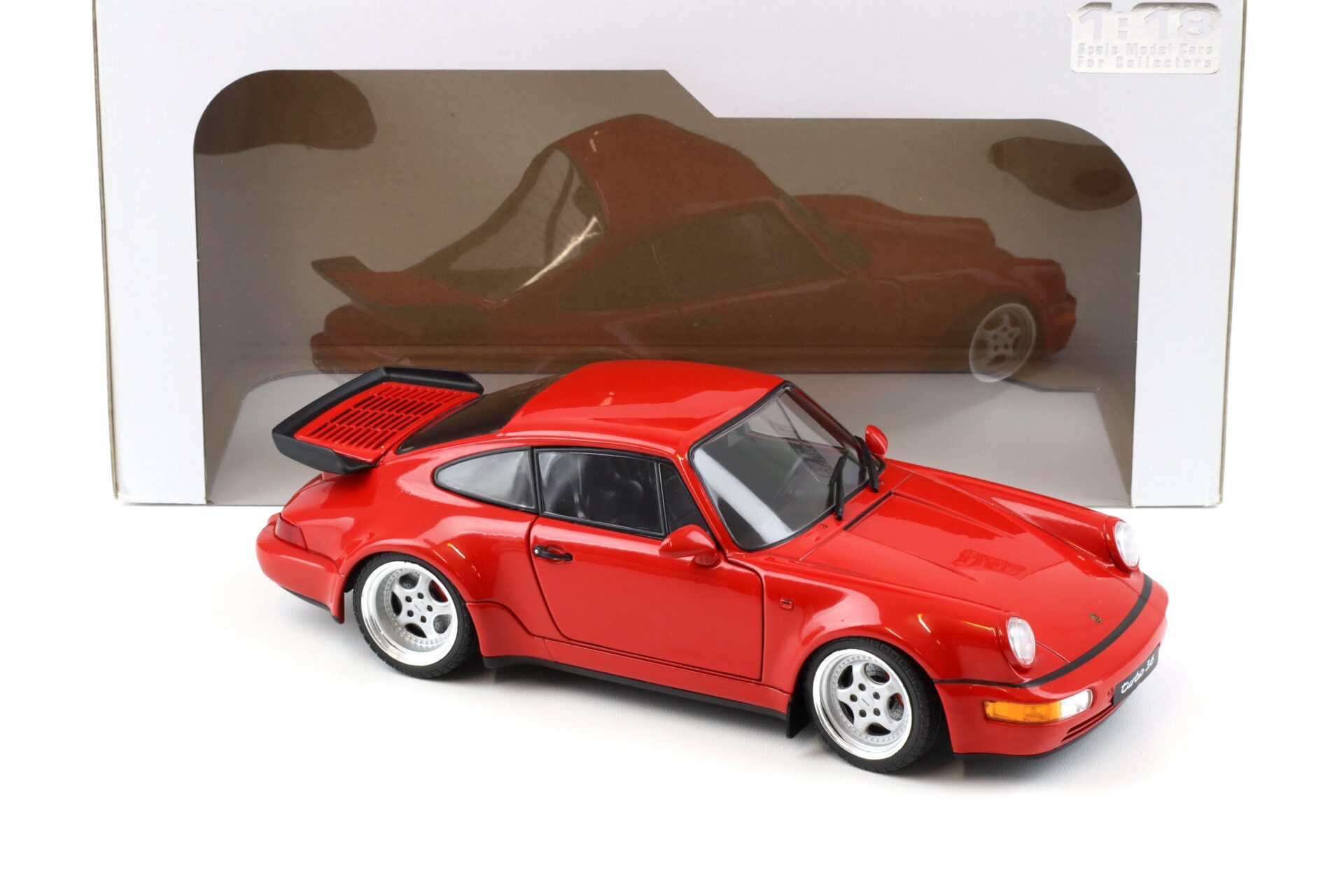 1:18 Solido Porsche 911 964 Turbo 3.6 Coupe 1990 red