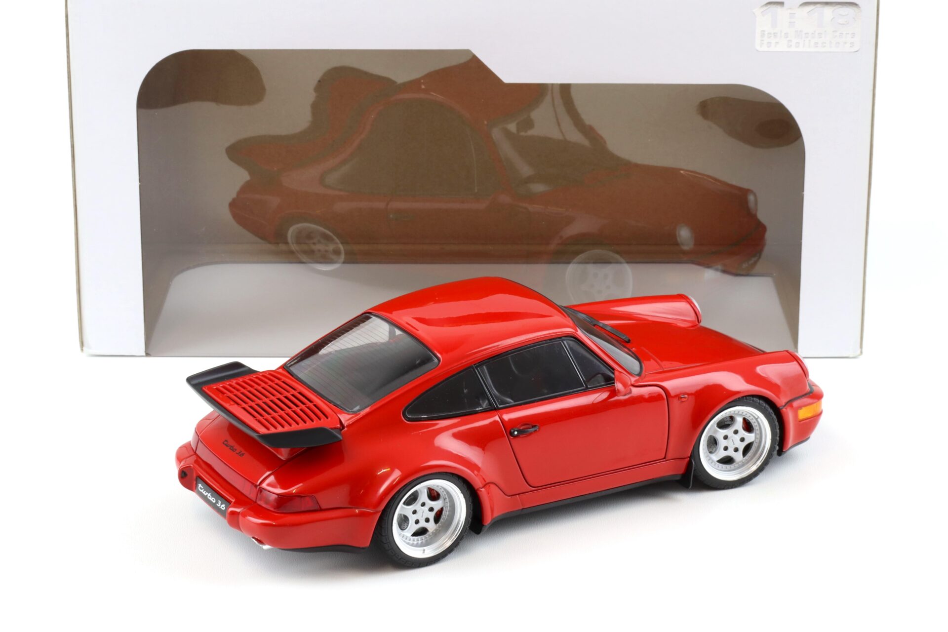 1:18 Solido Porsche 911 964 Turbo 3.6 Coupe 1990 red