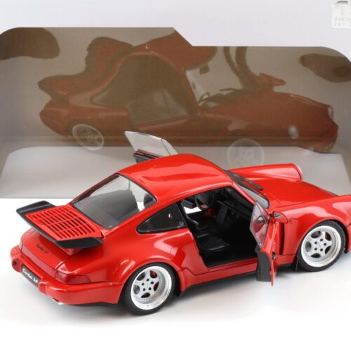 1:18 Solido Porsche 911 964 Turbo 3.6 Coupe 1990 red