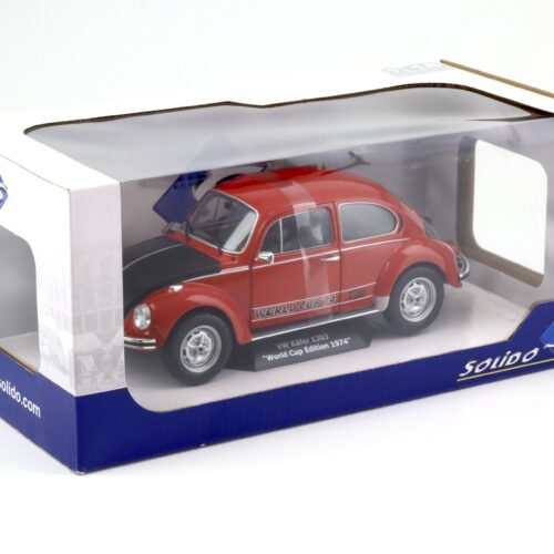 1:18 Solido VW Käfer 1303 World Cup Edition 1974 red/ black