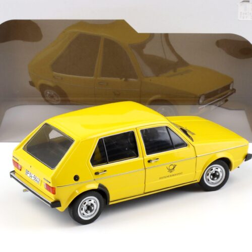 1:18 Solido VW Golf 1 Deutsche Bundespost Post yellow
