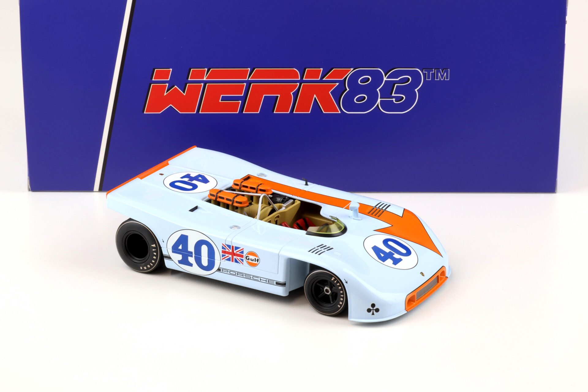 1:18 WERK83 Porsche 908/03 - 2nd Targa Florio 1970 Kinnunen/ Rodriguez #40 Gulf