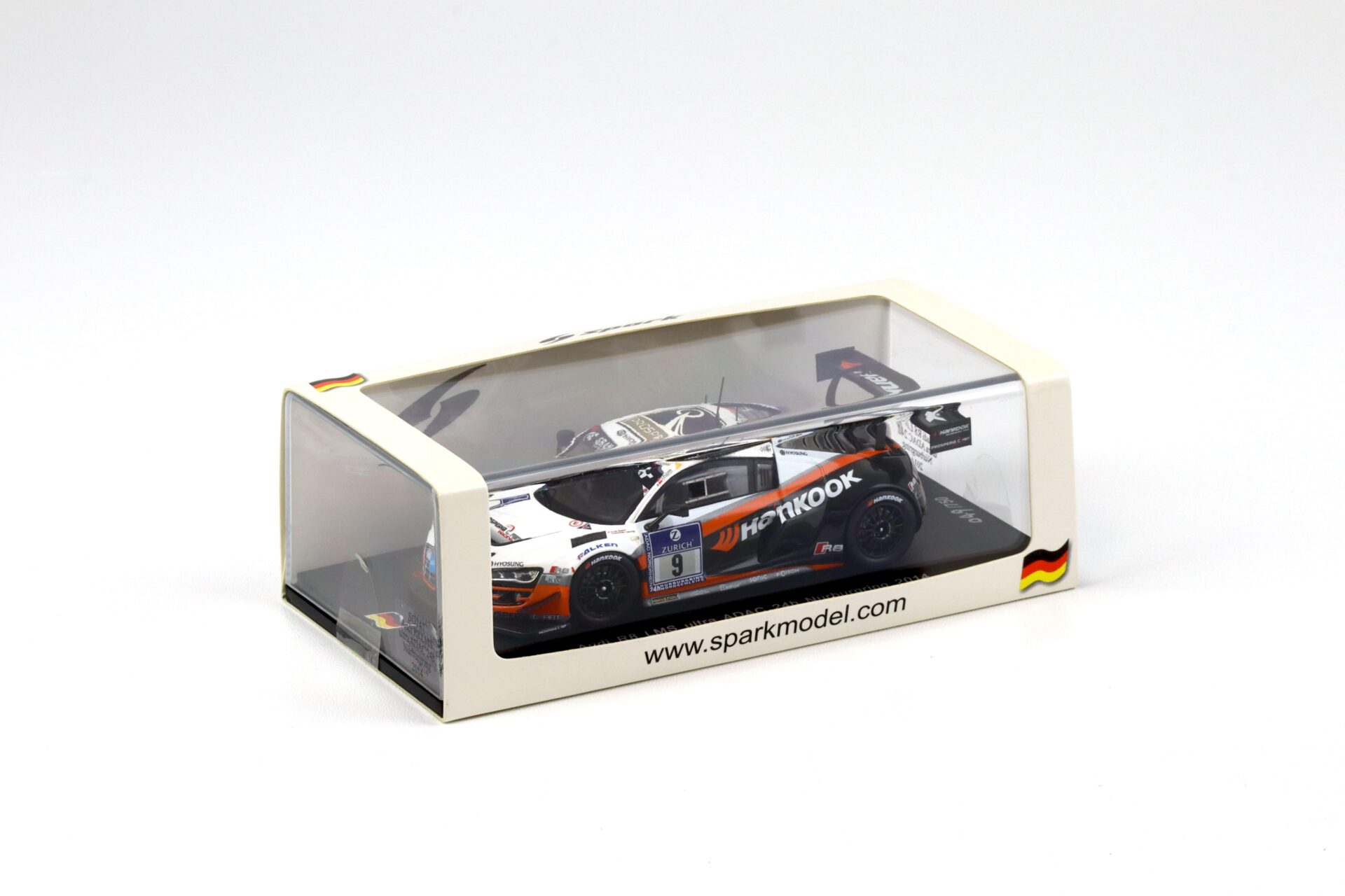 1:43 Spark Audi R8 LMS ultra ADAC 24h Nürburgring 2014 Hankook #9