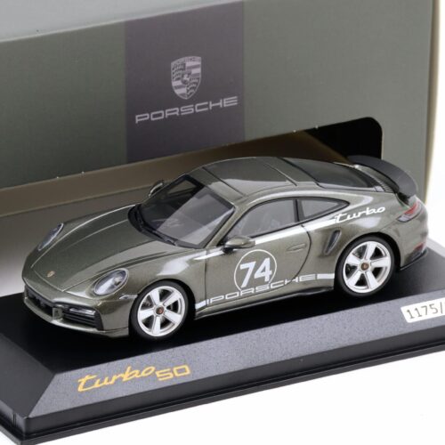 1:43 Minichamps Porsche 911 992 Turbo 50 Heritage Design aventurine WAP DEALER