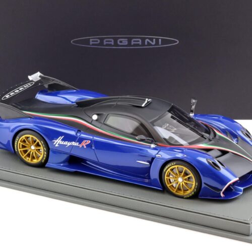 1:18 BBR Pagani Huayra R matt black / blue Francia - Limited 80 pcs.
