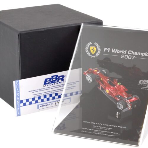 1:43 BBR Ferrari F2007 GP Brasile 2007 Räikkönen World Champ - Limited 150 pcs.