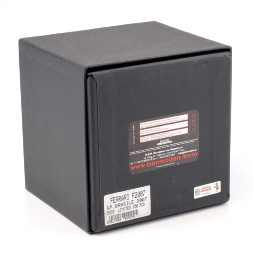 1:43 BBR Ferrari F2007 GP Brasile 2007 Räikkönen World Champ - Limited 150 pcs.