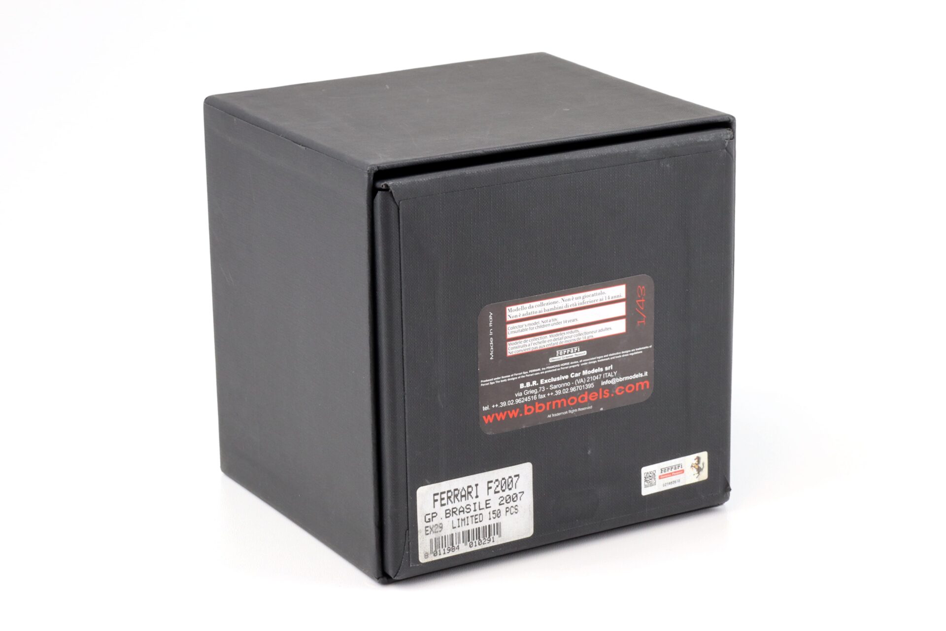 1:43 BBR Ferrari F2007 GP Brasile 2007 Räikkönen World Champ - Limited 150 pcs.
