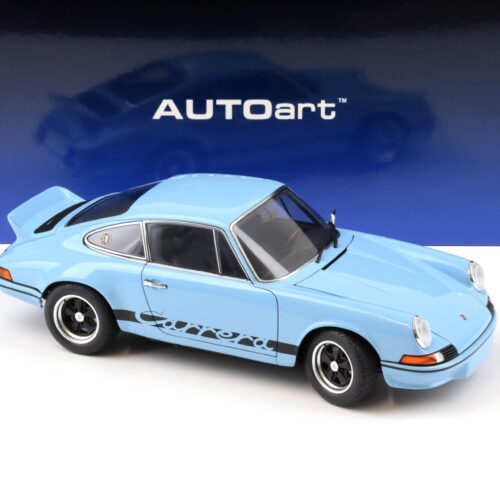 1:18 AUTOart Porsche 911 Carrera RS 2.7 Gulf blue/ black stripes 78032