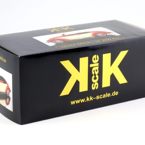 1:18 KK-Scale VW 1200 Hebmüller Cabriolet Käfer 1949 red/ cream