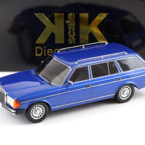 1:18 KK-Scale Mercedes 250T T-Modell S123 blue metallic 1980