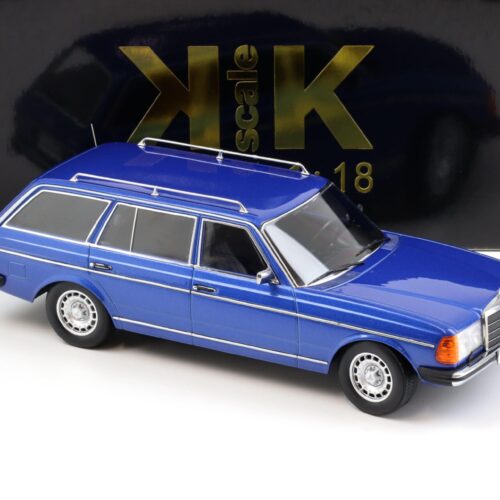 1:18 KK-Scale Mercedes 250T T-Modell S123 blue metallic 1980
