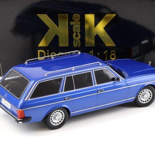1:18 KK-Scale Mercedes 250T T-Modell S123 blue metallic 1980