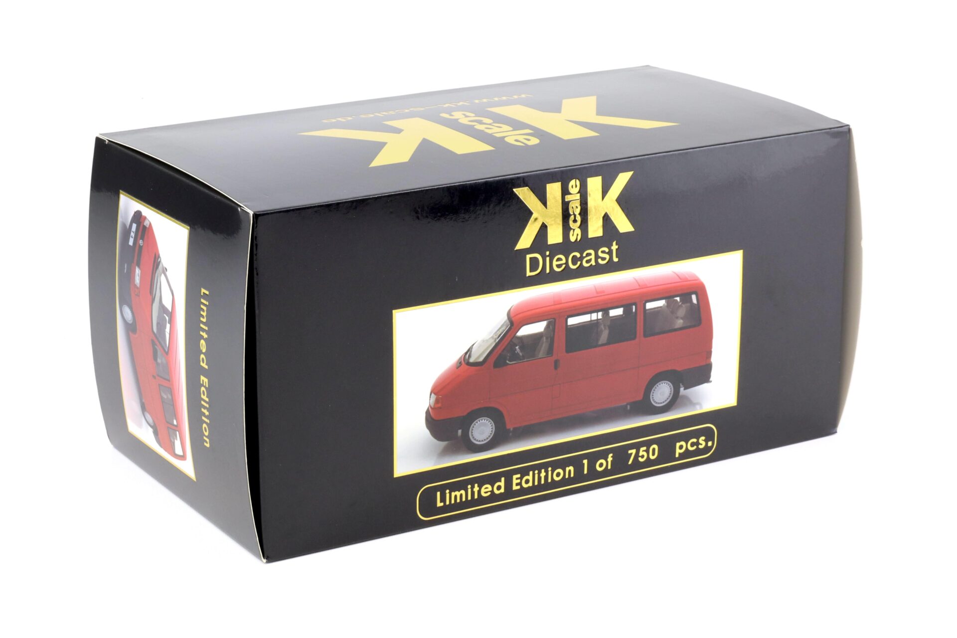1:18 KK-Scale VW T4 Caravelle Bus 1992 red