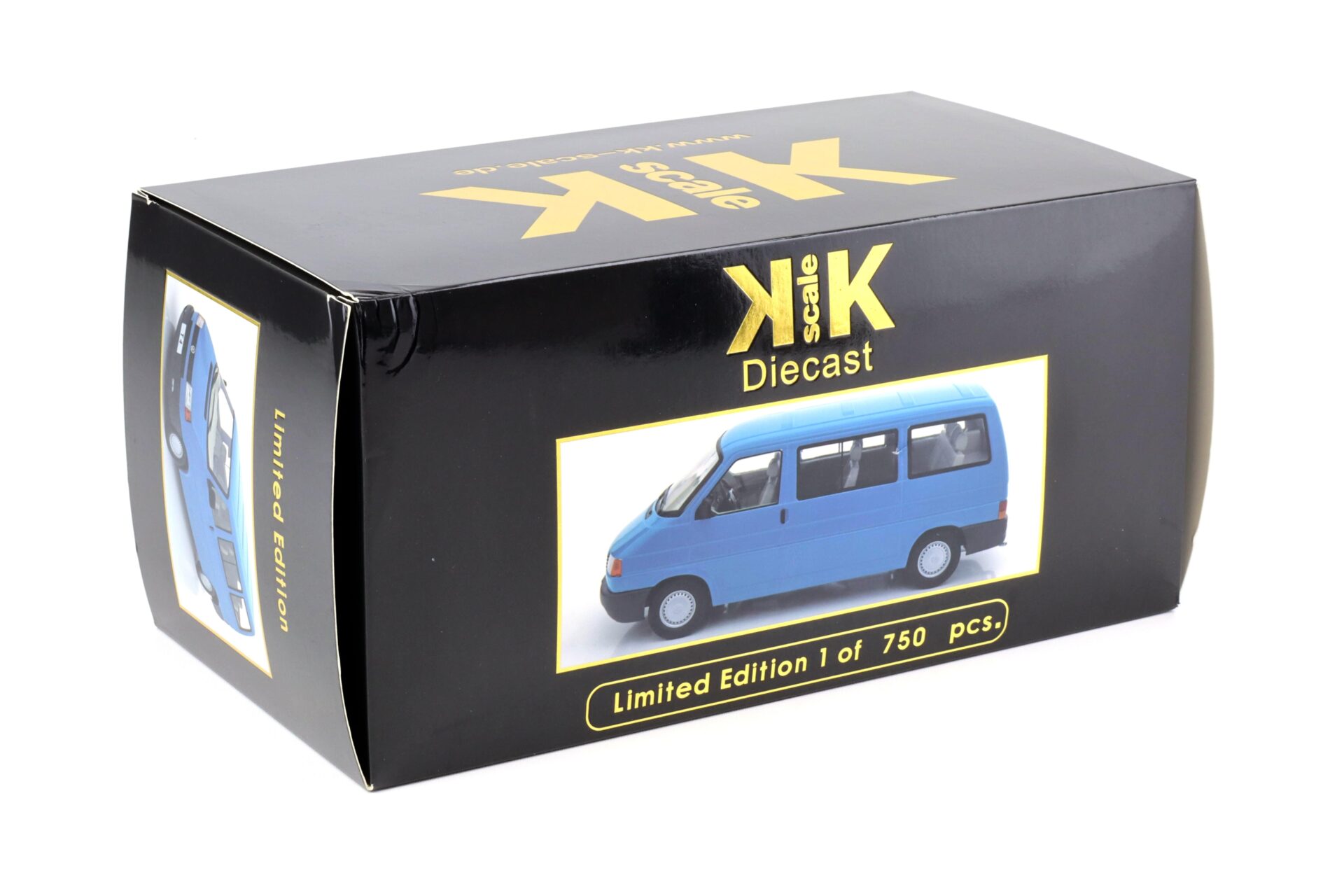 1:18 KK-Scale VW T4 Caravelle Bus 1992 blue