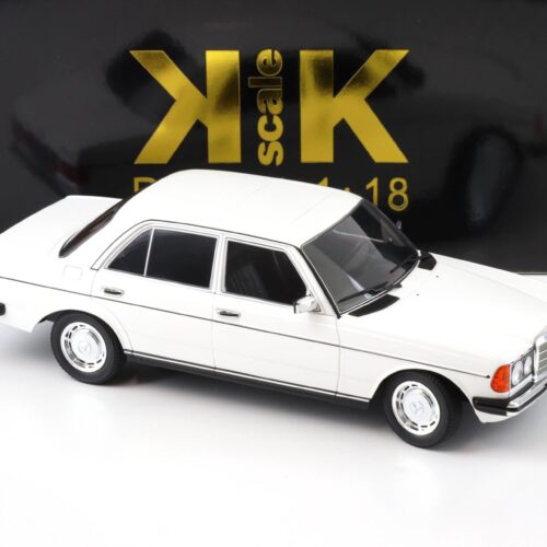 1:18 KK-Scale Mercedes 230E W123 Limousine 1975 white - Image 2