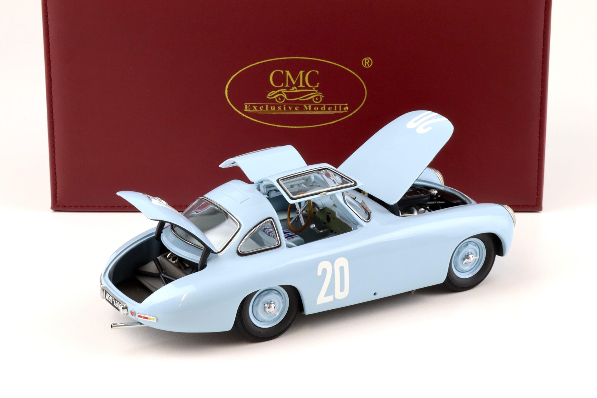 1:18 CMC Mercedes 300SL (W194) #20 Großer Preis von Bern 1952 Hermann Lang M-159