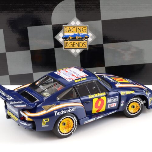 1:18 Exoto Porsche 935 Turbo 12h Winner Sebring 1979 Budweiser #9 RLG19104
