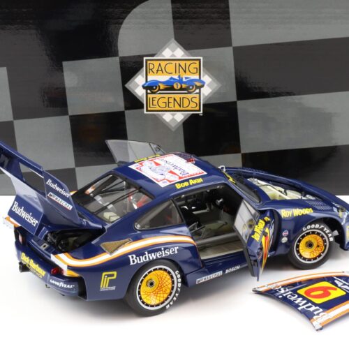 1:18 Exoto Porsche 935 Turbo 12h Winner Sebring 1979 Budweiser #9 RLG19104