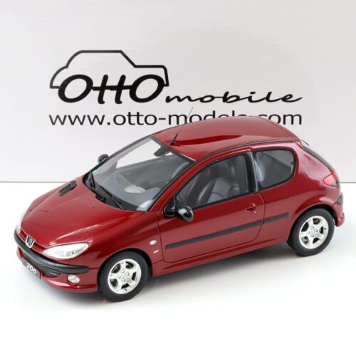 1:18 OTTO mobile OT1039 Peugeot 206 S16 red metallic 1999 - Image 1