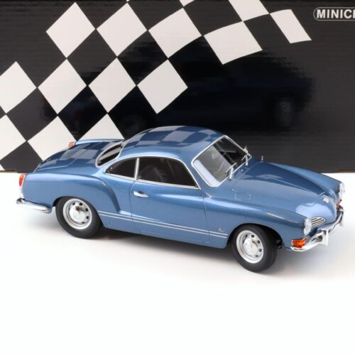 1:18 Minichamps VW Karmann Ghia Coupe 1970 blue metallic - Image 2