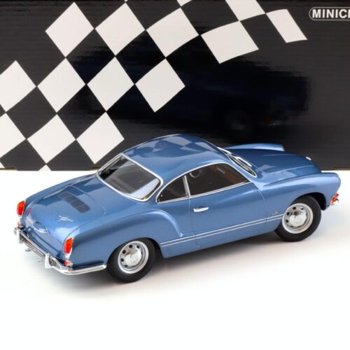 1:18 Minichamps VW Karmann Ghia Coupe 1970 blue metallic - Image 3