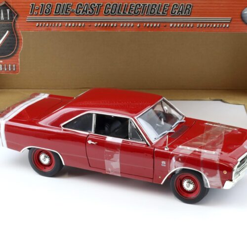 1:18 Highway61 Dodge Dart GT Sport GTS 383 Four Barrel 1968 dark red/ white