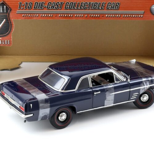 1:18 Highway61 Pontiac Lemans Coupe 1963 dark blue 50147