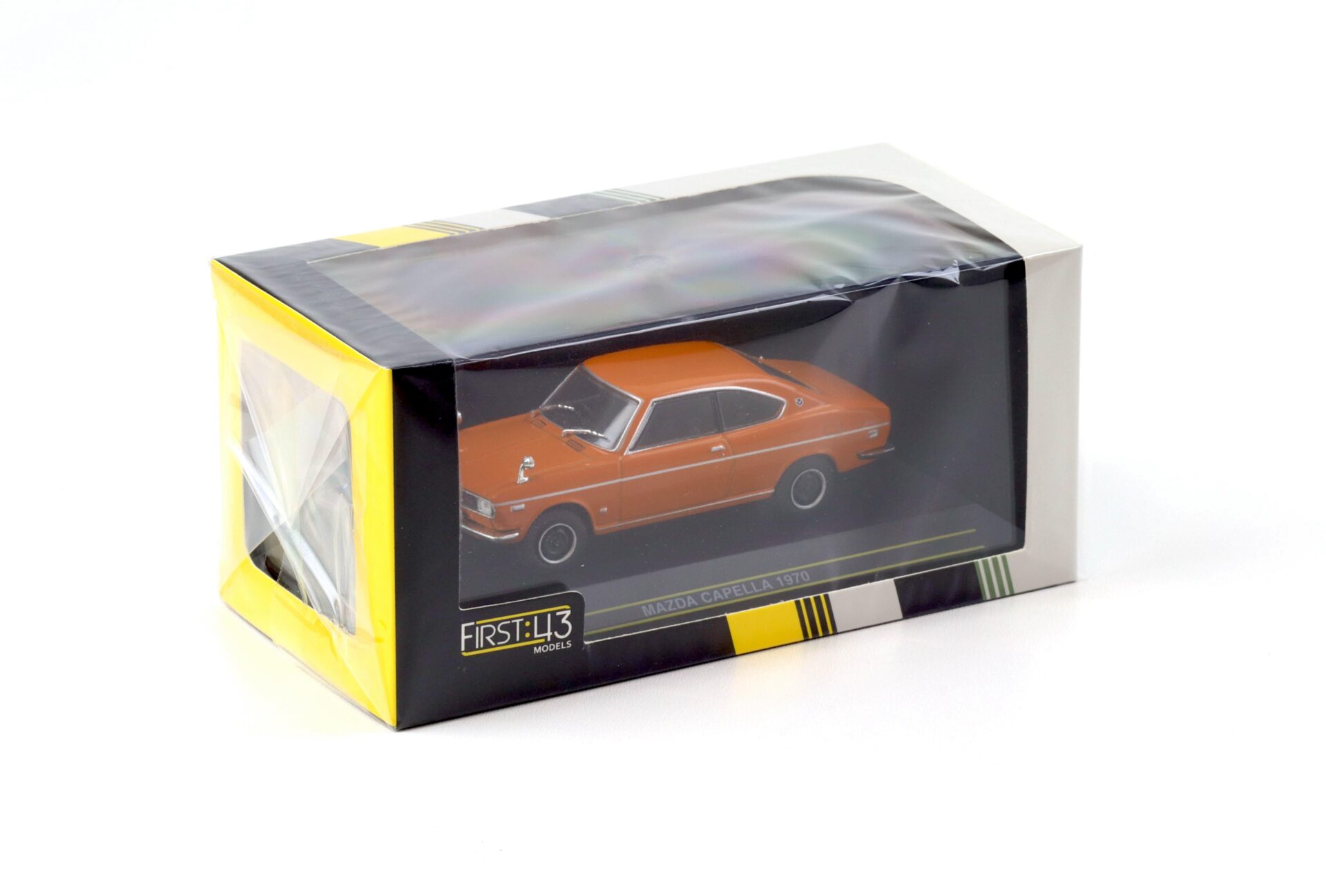 1:43 First43 Mazda Capella 1970 orange