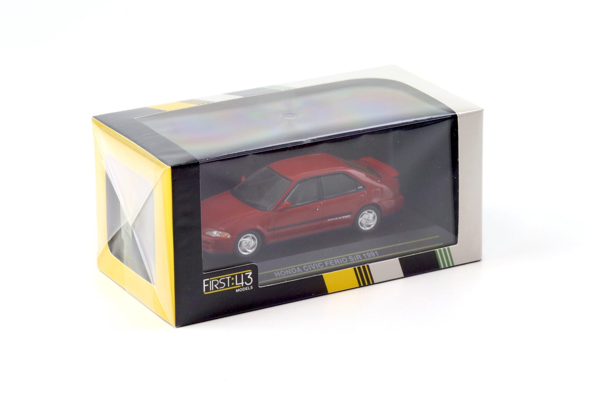 1:43 First43 Honda Civic Ferio SiR 1991 Milano red pearl