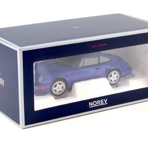 1:18 Norev Porsche 911 (964) Carrera 4 Coupe 1990 Maritim blue - Limited 504 pcs.