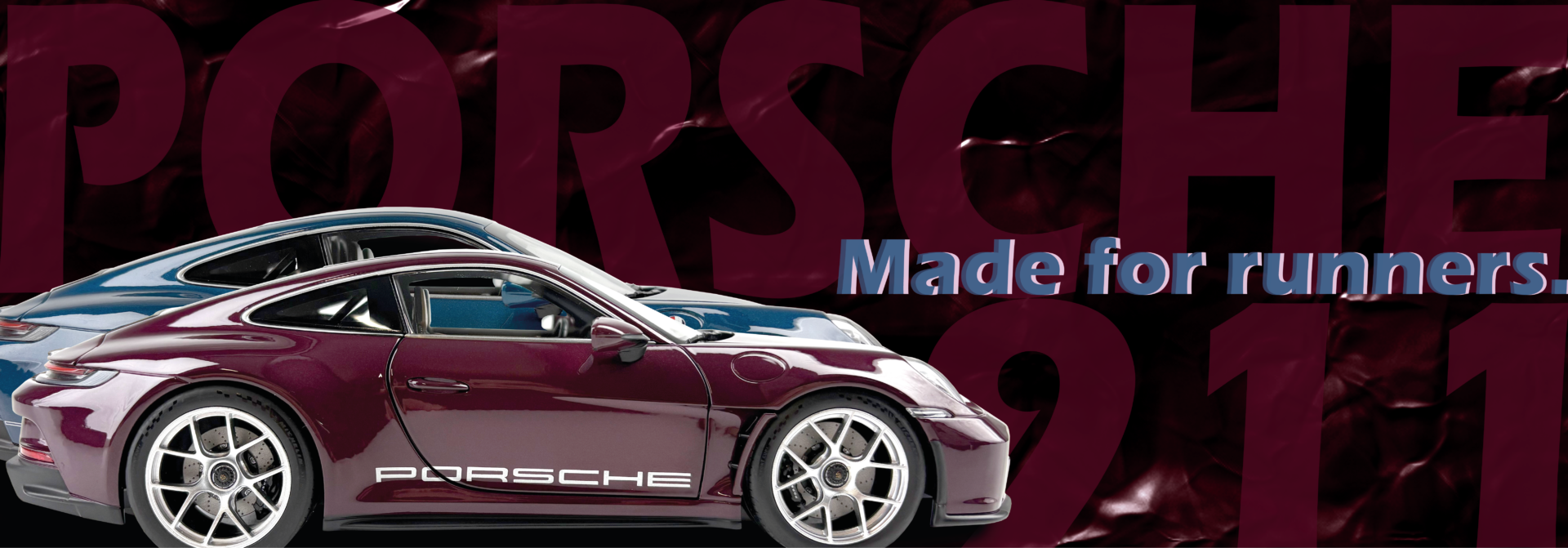 Banner 1:18 Porsche 911 ST Amazonas Green und Amethyst