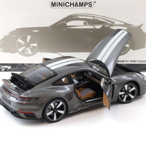 1:18 Minichamps Porsche 911 992 Sport Classic Coupe 2022 grey metallic
