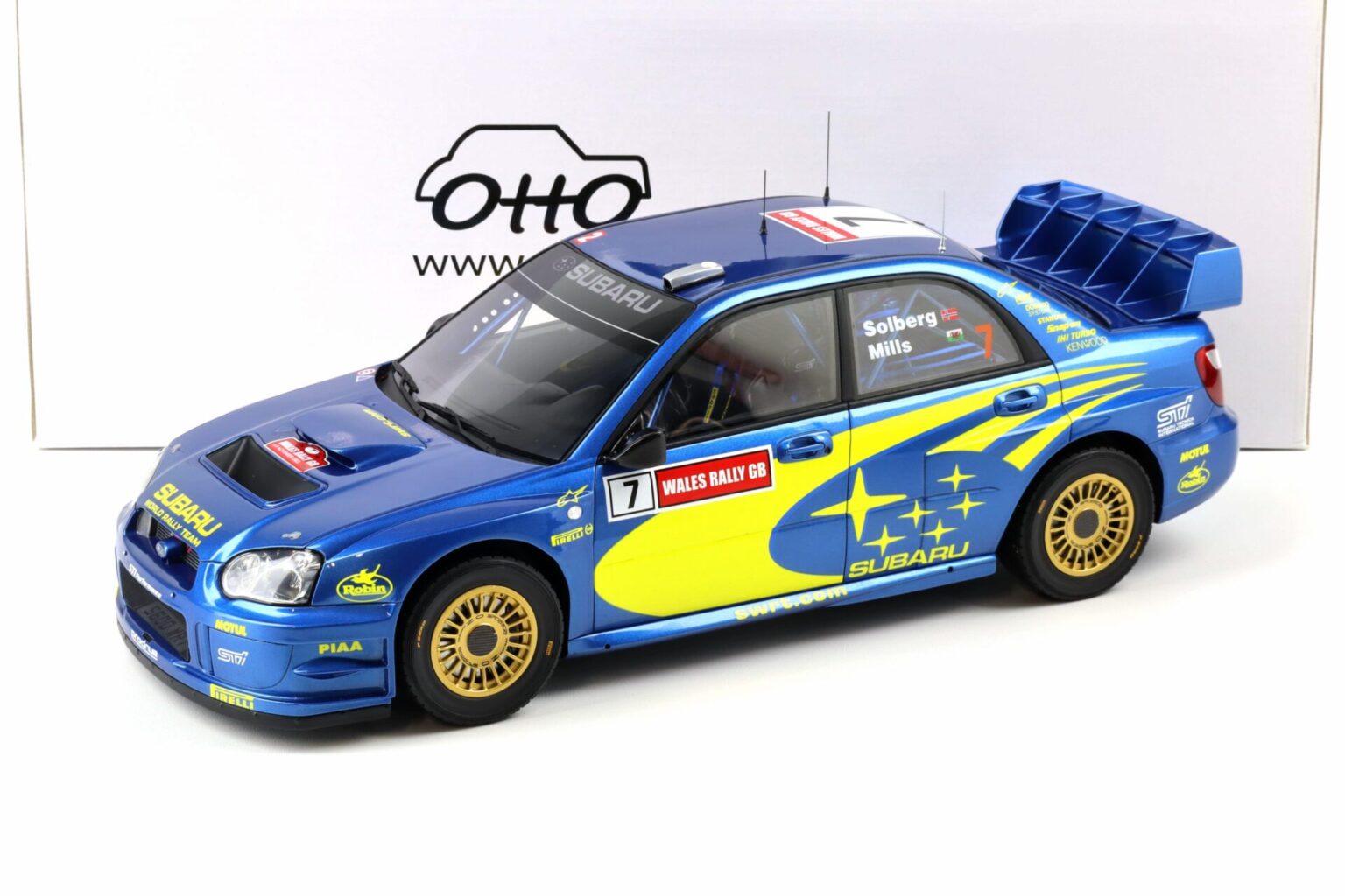 1:12 OTTO mobile G092 Subaru Impreza S9 WRC Rally of Wales 2003 Solberg ...