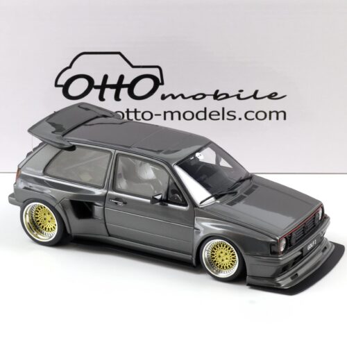 1:18 OTTO mobile OT476 VW Golf II 2 GTI by Kyzyl Saleem Ascot grey metallic 2021