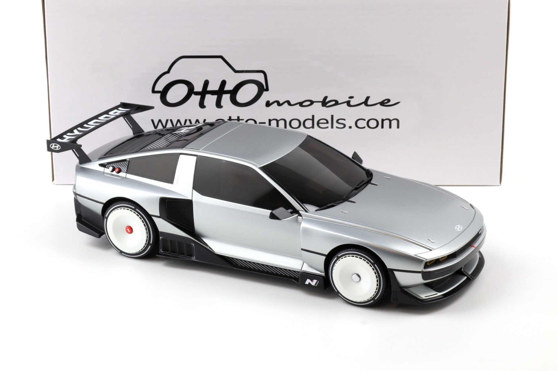 1:18 OTTO mobile OT493 Hyundai N Vision 74 Matte Aluminium 2022