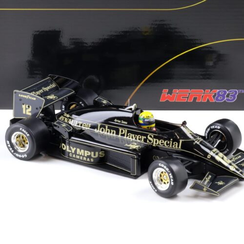 1:18 WERK83 Ayrton Senna Lotus 97T #12 F1 Monaco GP 1985 Pole Position