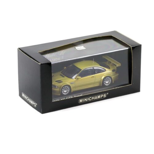 1:43 Minichamps BMW M3 E46 GTR Street Coupe 2001 Phoenix yellow