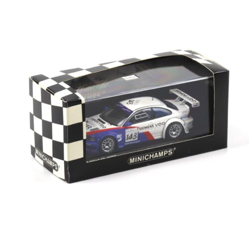 1:43 Minichamps BMW M3 E46 GTR 24h SPA 2004 #143 Lamy/ Priaulx