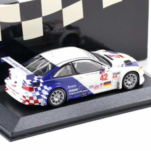 1:43 Minichamps BMW M3 E46 GTR Petit Le Mans 2001 #42 Lehto/ Ekblom/ Wendlinger