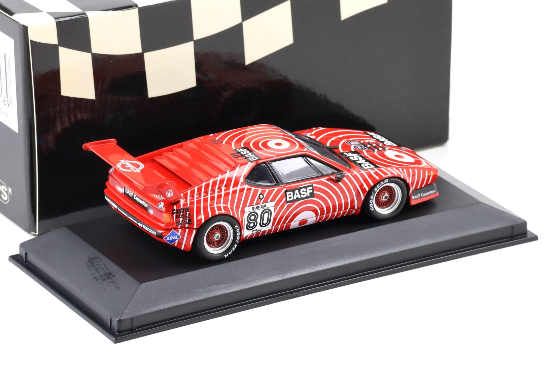 1:43 Minichamps BMW M1 BASF #80 H.-G.Bürger