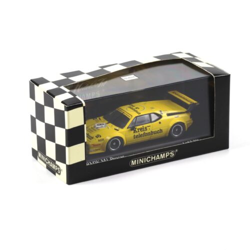 1:43 Minichamps BMW M1 Procar Kreistelefonbuch #81 M.Winkelhock 1979